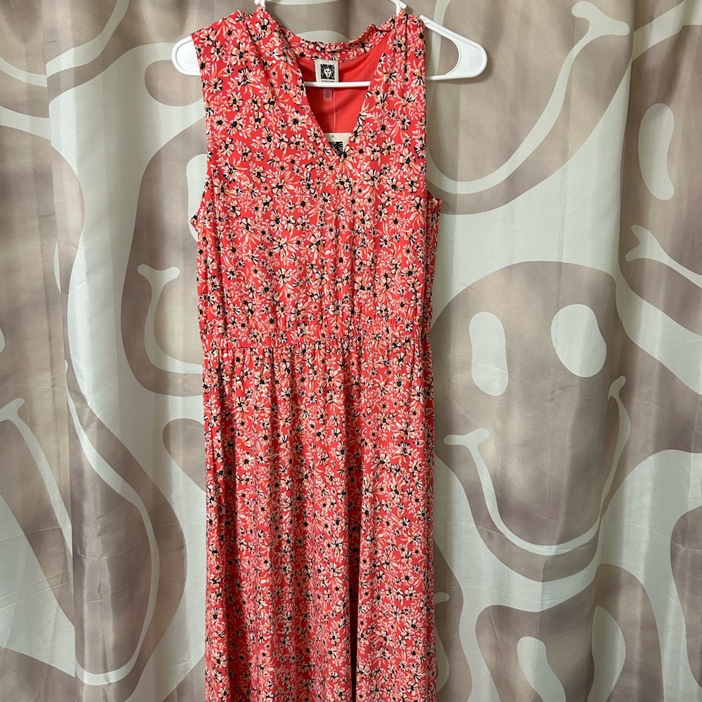 Anne Klein Coral Floral Dress